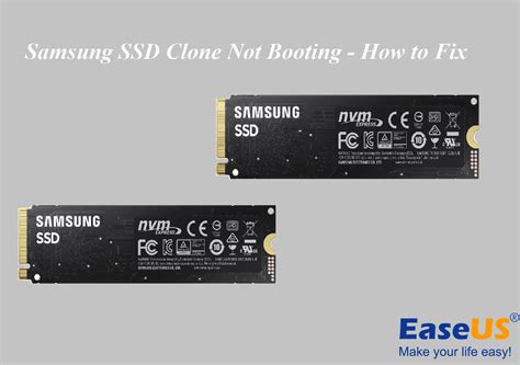 samsung 860 evo drive clone not booting|cloned ssd won't load.